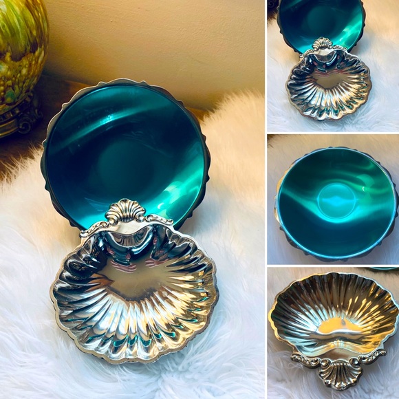 🦋2/$10 3/$15 4/$18 5/$20 Vintage Set of Silver Plated Trinket Dishes